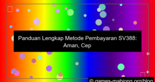 sv388 metode pembayaran