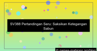grafik sv388 pertandingan seru