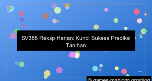 gambar sv388 rekap harian
