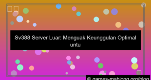 gambar sv388 server luar