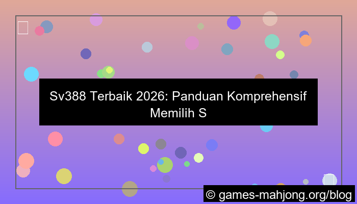 desain sv388 terbaik 2026