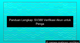 sv388 verifikasi akun