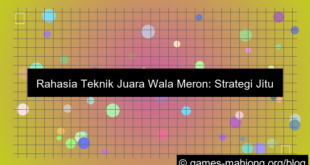 ilustrasi teknik juara wala meron