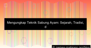 desain teknik sabung ayam