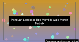 desain tips memilih wala meron