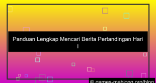 wala meron berita pertandingan hari ini