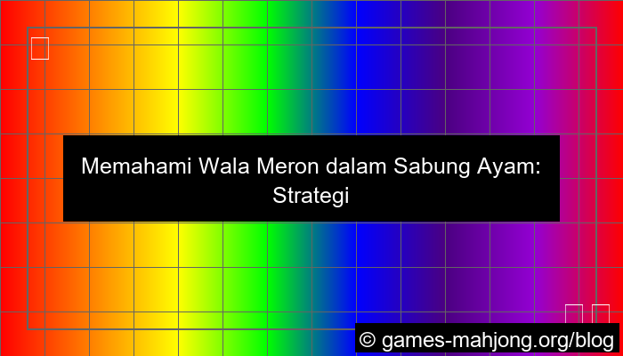 gambar wala meron dalam sabung ayam