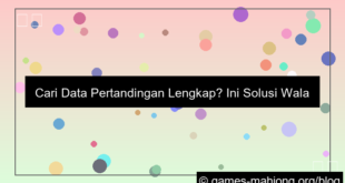 grafik wala meron data pertandingan lengkap