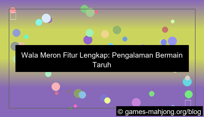 wala meron fitur lengkap