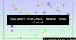 visual wala meron forum diskusi