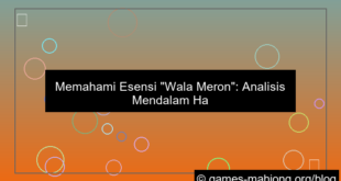 ilustrasi wala meron hasil pertandingan