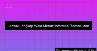 grafik wala meron jadwal lengkap