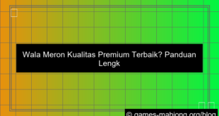 wala meron kualitas premium terbaik