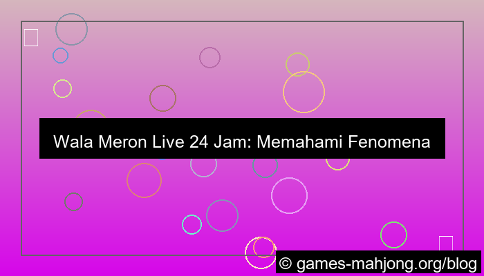 visual wala meron live 24 jam
