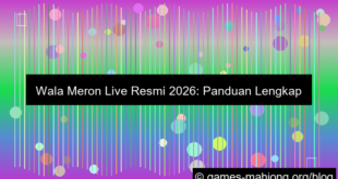 ilustrasi wala meron live resmi 2026