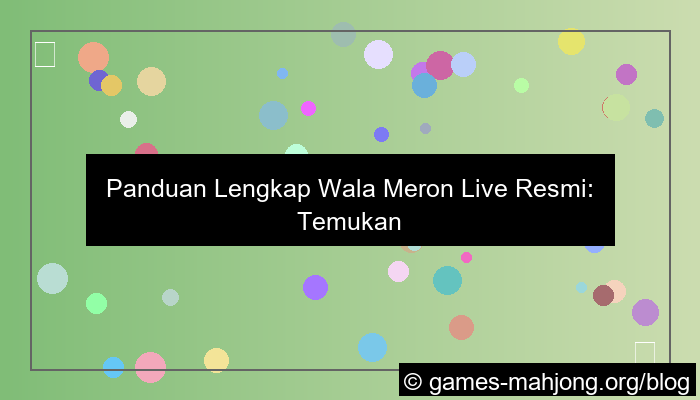 wala meron live resmi