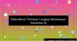 wala meron panduan lengkap pemula