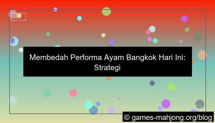 grafik wala meron performa bangkok hari ini