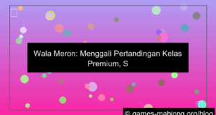 wala meron pertandingan kelas premium