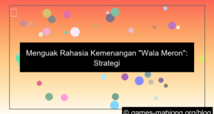 wala meron rahasia kemenangan