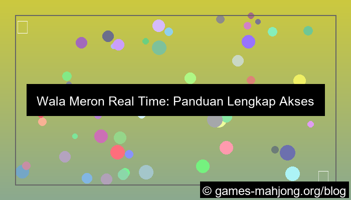 wala meron real time