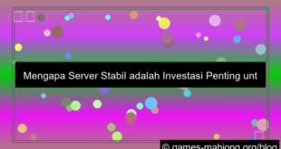 ilustrasi wala meron server stabil