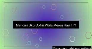 visual wala meron skor akhir hari ini