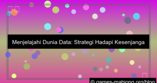 ilustrasi wala meron statistik lengkap