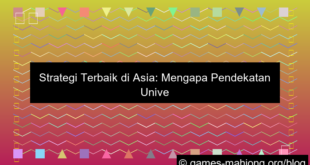 wala meron strategi terbaik asia