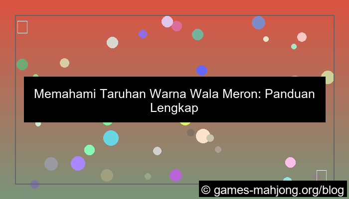 wala meron taruhan warna