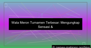 visual wala meron turnamen terbesar