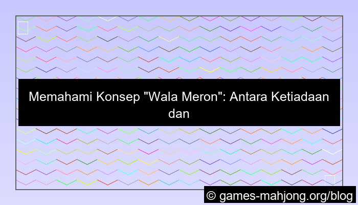 wala meron