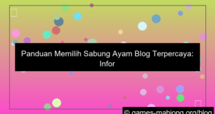 sabung ayam blog terpercaya