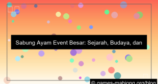 grafik sabung ayam event besar
