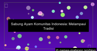 visual sabung ayam komunitas indonesia