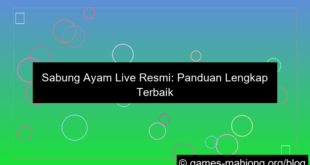 desain sabung ayam live resmi
