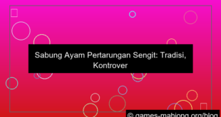 visual sabung ayam pertarungan sengit