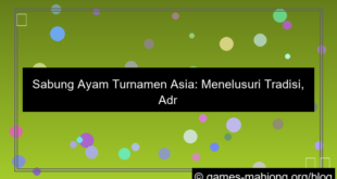 desain sabung ayam turnamen asia