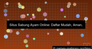 situs sabung ayam daftar tanpa ribet