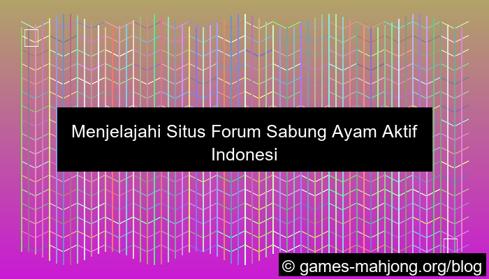 ilustrasi situs sabung ayam forum aktif indonesia