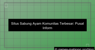 visual situs sabung ayam komunitas terbesar