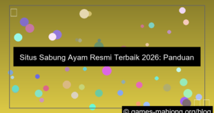 desain situs sabung ayam resmi terbaik 2026