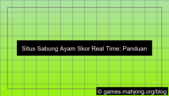 ilustrasi situs sabung ayam skor real time