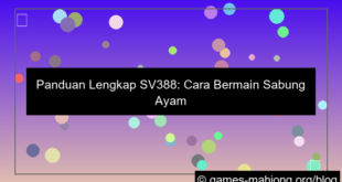 grafik sv388 cara bermain