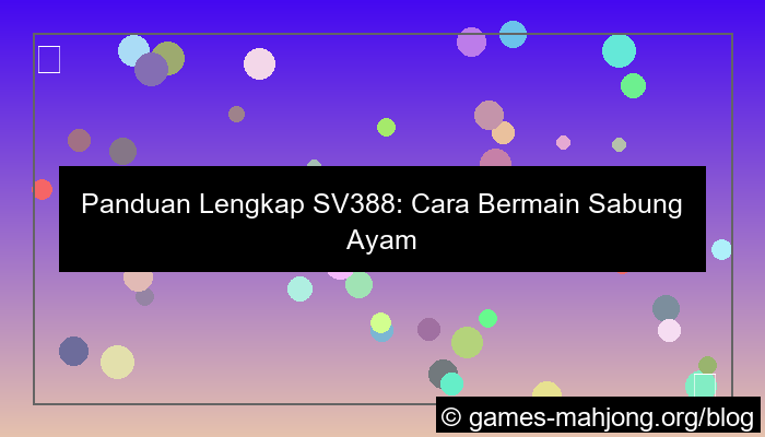 grafik sv388 cara bermain
