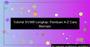 ilustrasi sv388 tutorial lengkap