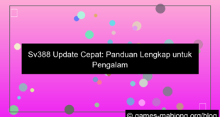 sv388 update cepat