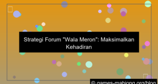 wala meron forum strategi