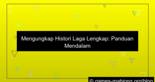 wala meron histori laga lengkap