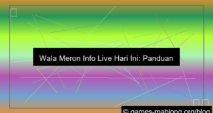 ilustrasi wala meron info live hari ini